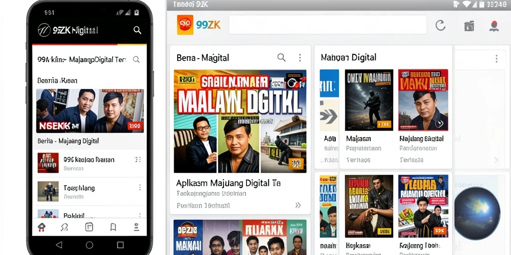 Antarmuka 99ZK yang modern dan fungsional.