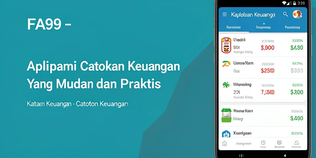 Tampilan antarmuka aplikasi FA99 yang sederhana dan fungsional.